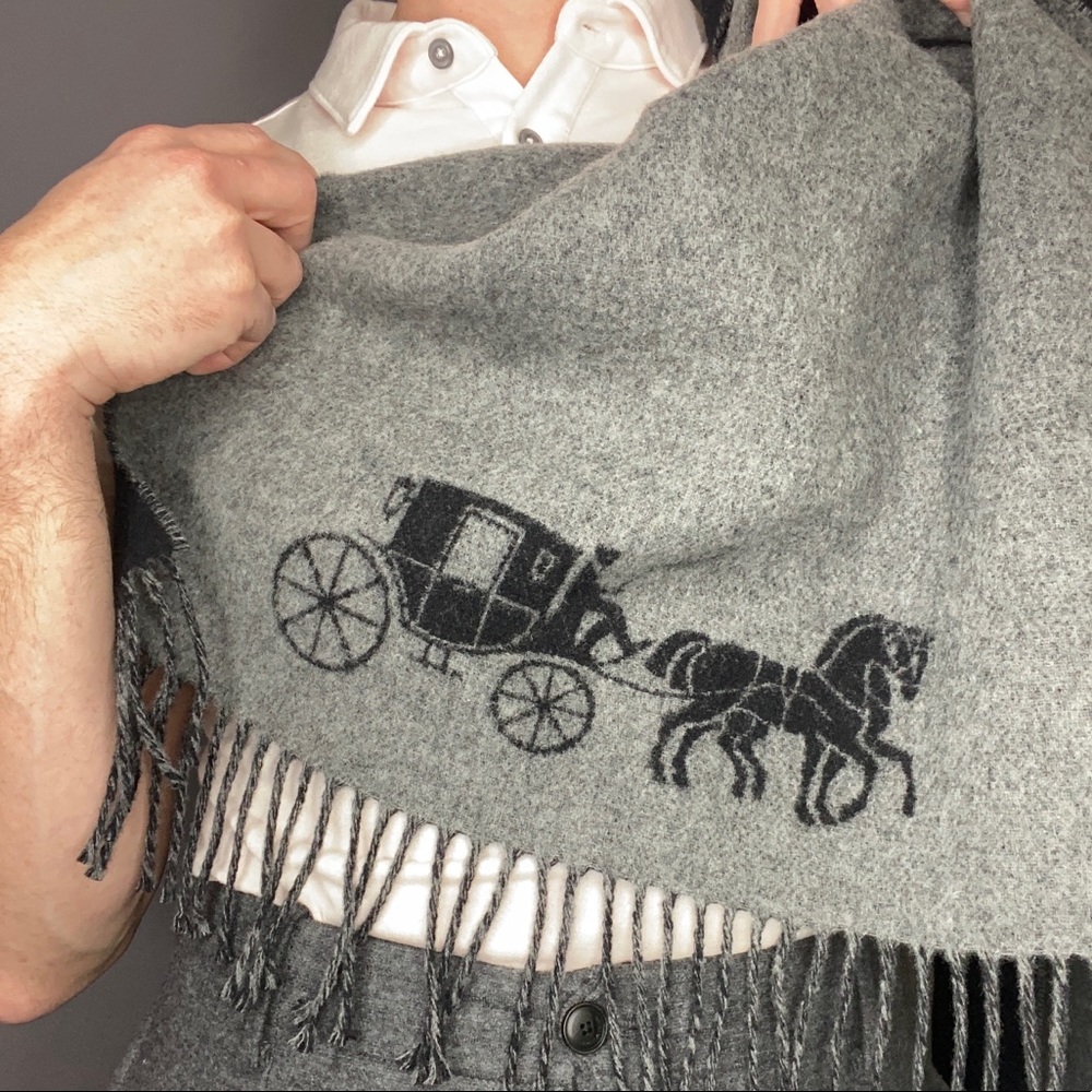 COACH wool scarf
